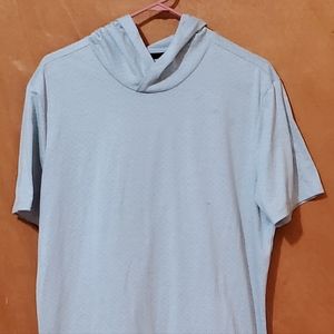 ProPlayer Lightweight Jersey Hoodie Size L Light Gray